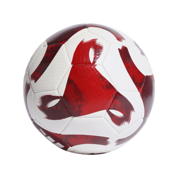 ADIDAS Tiro League Thermally Bonded Ball (white/team colleg burgundy/team colleg red) - Back Center View