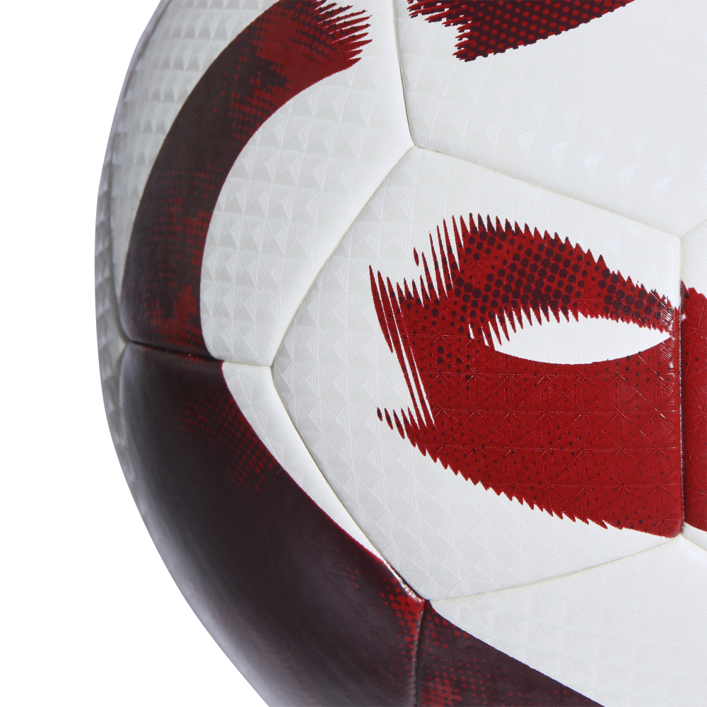 ADIDAS Tiro League Thermally Bonded Ball (white/team colleg burgundy/team colleg red) - Detail View 1