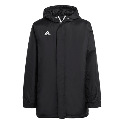 ADIDAS Entrada 22 Stadium Jacke Kind (black) - Front View