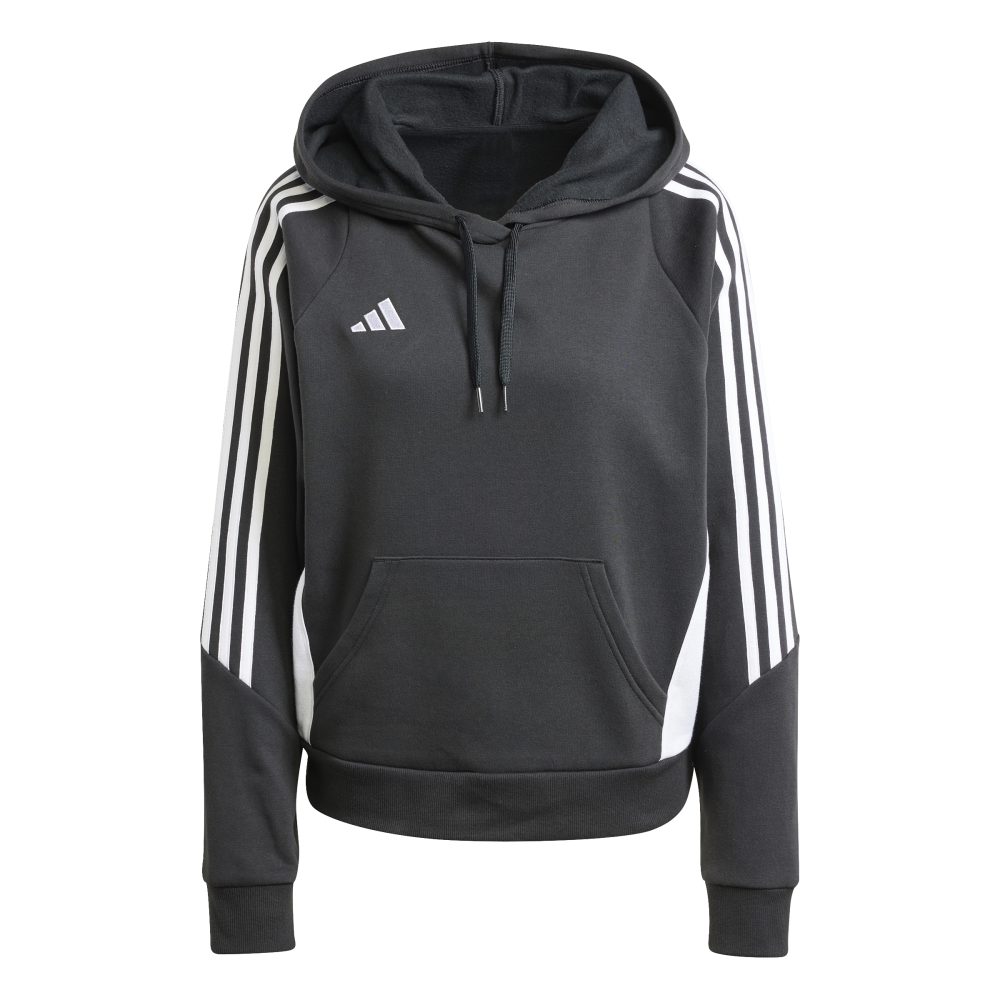 ADIDAS Tiro 24 Sweat Hoodie Damen (black/white) - Front View