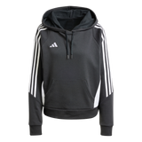 ADIDAS Tiro 24 Sweat Hoodie Damen (black/white) - Front View