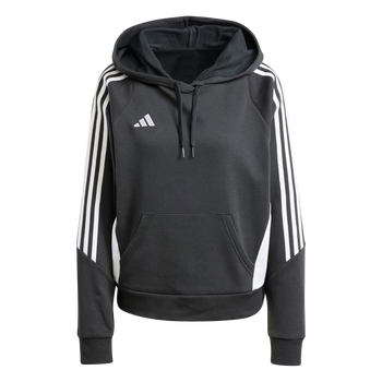 ADIDAS Tiro 24 Sweat Hoodie Damen (black/white) - Front View