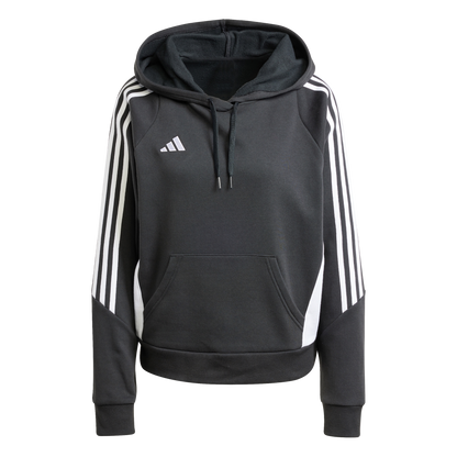 ADIDAS Tiro 24 Sweat Hoodie Damen (black/white) - Front View