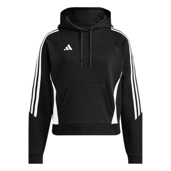 ADIDAS Tiro 24 Sweat Hoodie Damen (black/white) - Front View