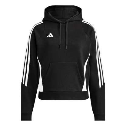 ADIDAS Tiro 24 Sweat Hoodie Damen (black/white) - Front View
