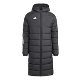 ADIDAS Tiro 24 Long Mantel Herren (black/white) - Front View