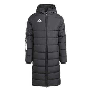 ADIDAS Tiro 24 Long Mantel Herren (black/white) - Front View