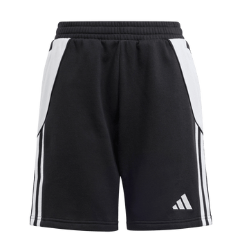 ADIDAS Tiro 24 Kids Sweat Shorts (black/white) - Front View
