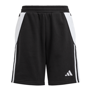 ADIDAS Tiro 24 Kids Sweat Shorts (black/white) - Front View