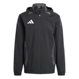 ADIDAS Tiro 24 Competition All-Weather Jacke Herren (black/team dark grey) - Front View