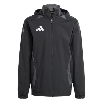 ADIDAS Tiro 24 Competition All-Weather Jacke Herren (black/team dark grey) - Front Center View