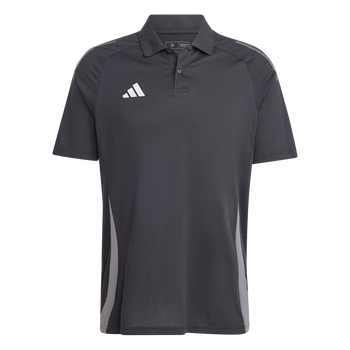 ADIDAS Tiro 24 Competition Poloshirt Herren (black/team dark grey) - Front View