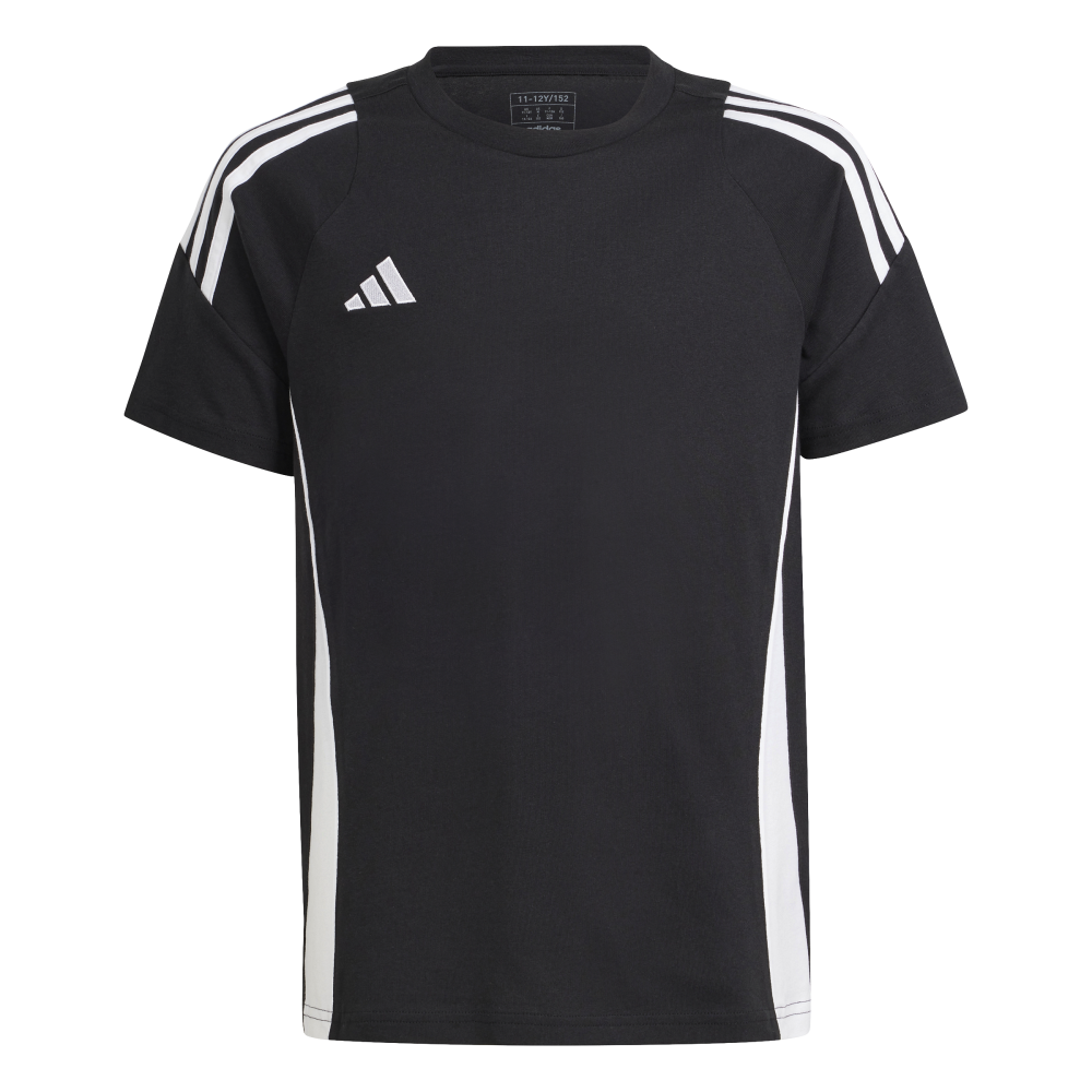 ADIDAS Tiro 24 Sweat Kids T-Shirt (black/white) - Front View