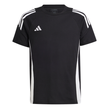 ADIDAS Tiro 24 Sweat Kids T-Shirt (black/white) - Front View