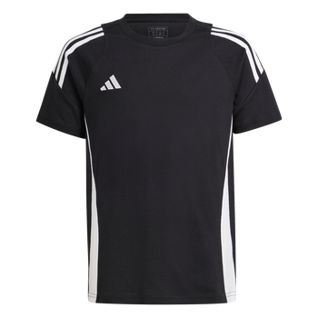 ADIDAS Tiro 24 Sweat Kids T-Shirt (black/white) - Front Center View