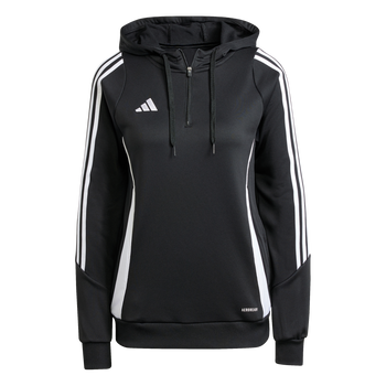 ADIDAS Tiro 24 Training Hoodie Damen (black/white) - Front View