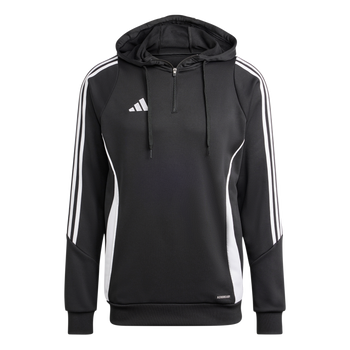 ADIDAS Tiro 24 Training Hoodie Herren (black/white) - Front View