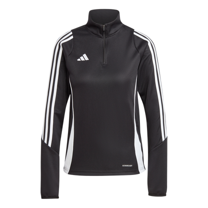 ADIDAS Tiro 24 Trainingsoberteil Damen (black/white) - Front View