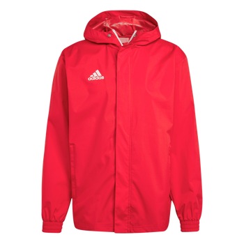 ADIDAS Entrada 22 All-Weather Jacke Herren (team power red 2) - Front View
