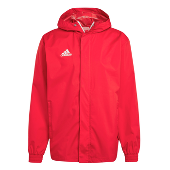 ADIDAS Entrada 22 All-Weather Jacke Herren (team power red 2) - Front Center View