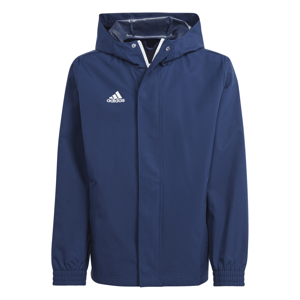 ADIDAS Entrada 22 All-Weather Jacke Kind (team navy blue 2) - Front View