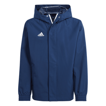 ADIDAS Entrada 22 All-Weather Jacke Kind (team navy blue 2) - Front View