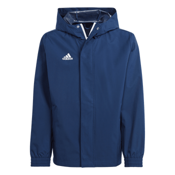ADIDAS Entrada 22 All-Weather Jacke Kind (team navy blue 2) - Front Center View