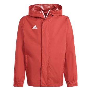 ADIDAS Entrada 22 All-Weather Jacke Kind (team power red 2) - Front Center View