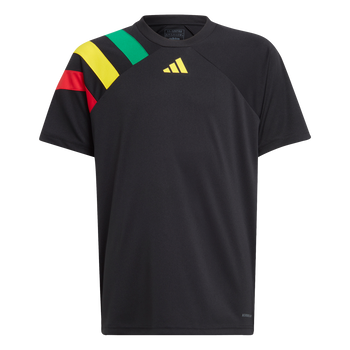 ADIDAS Fortore 23 Trikot Kind (black/team green/team yellow/team colleg red) - Front View