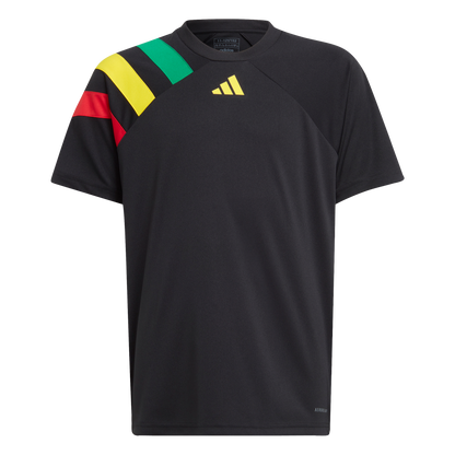 ADIDAS Fortore 23 Trikot Kind (black/team green/team yellow/team colleg red) - Front View