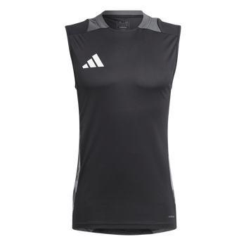 ADIDAS Tiro 24 Competition Sleeveless Trainingstrikot Herren (black/team dark grey) - Front View