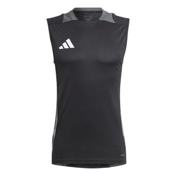 ADIDAS Tiro 24 Competition Sleeveless Trainingstrikot Herren (black/team dark grey) - Front Center View