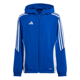ADIDAS Tiro 24 Kids Windbreaker (team royal blue/white) - Front View