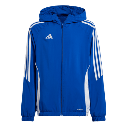 ADIDAS Tiro 24 Kids Windbreaker (team royal blue/white) - Front View