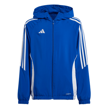 ADIDAS Tiro 24 Kids Windbreaker (team royal blue/white) - Front Center View