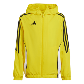ADIDAS Tiro 24 Kids Windbreaker (team yellow/white/black) - Front View