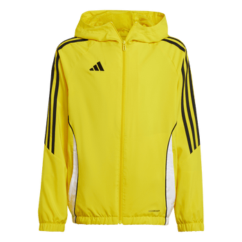 ADIDAS Tiro 24 Kids Windbreaker (team yellow/white/black) - Front Center View