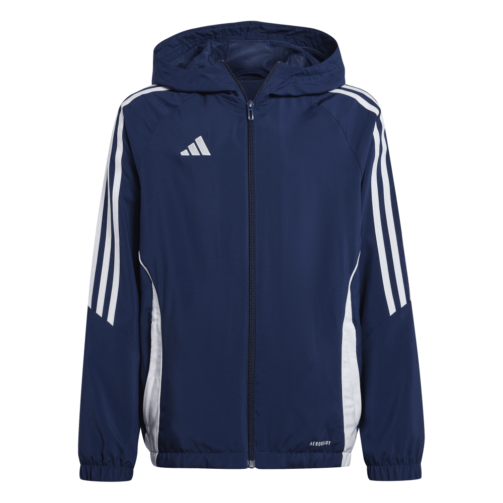 ADIDAS Tiro 24 Kids Windbreaker (team navy blue 2/white) - Front View