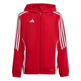 ADIDAS Tiro 24 Kids Windbreaker (team power red 2/white) - Front View