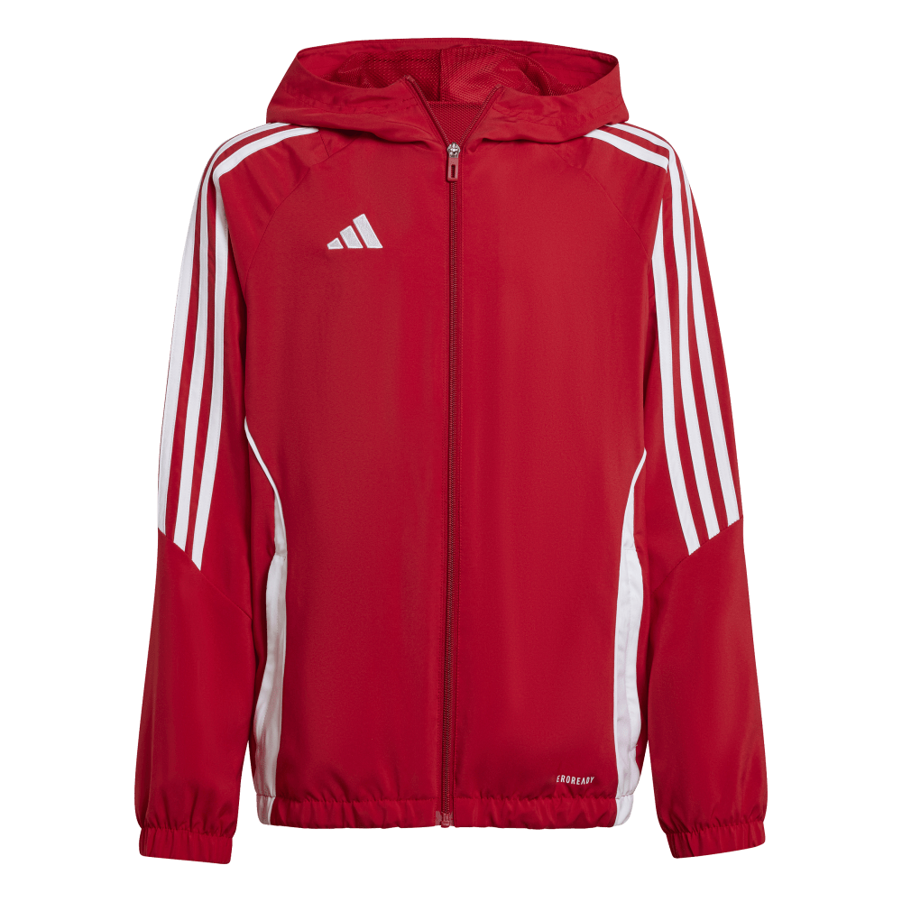 ADIDAS Tiro 24 Kids Windbreaker (team power red 2/white) - Front Center View