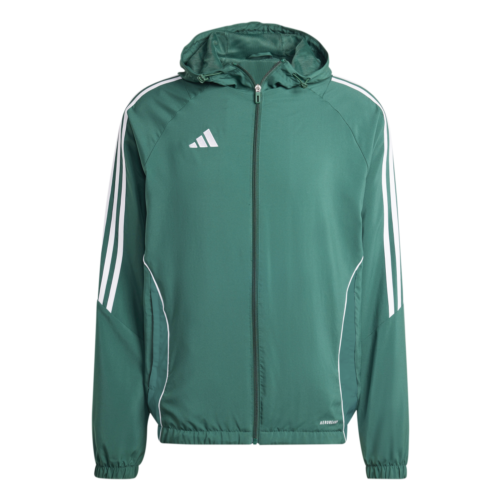 ADIDAS Tiro 24 Windbreaker Herren (team dark green/white) - Front View