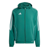 ADIDAS Tiro 24 Windbreaker Herren (team dark green/white) - Front View