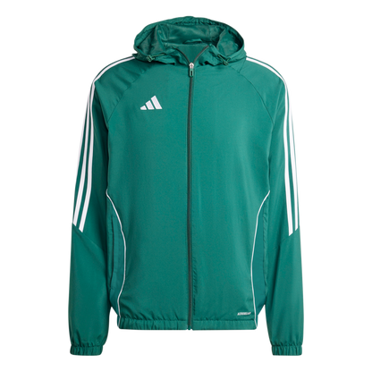 ADIDAS Tiro 24 Windbreaker Herren (team dark green/white) - Front View