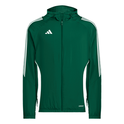 ADIDAS Tiro 24 Windbreaker Herren (team dark green/white) - Front View