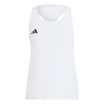 ADIDAS Adizero Essentials Running Tanktop Damen (white) - Front View