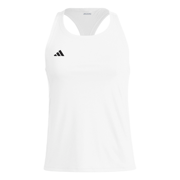 ADIDAS Adizero Essentials Running Tanktop Damen (white) - Front View