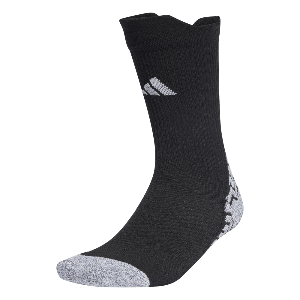 ADIDAS Adidas Football Grip Knitted Cushioned Performance Crew Socken (black/white) - Side Center View