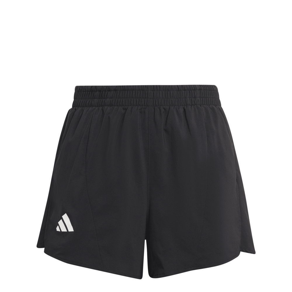 ADIDAS Team Split Kids Shorts (black/white) - Front View