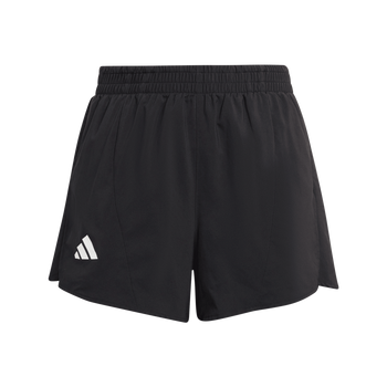 ADIDAS Team Split Kids Shorts (black/white) - Front Center View