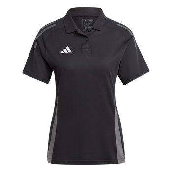ADIDAS Tiro 24 Competition Poloshirt Damen (black/team dark grey) - Front View